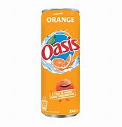 Pack de 24 canettes  Oasis orange , 33 cl